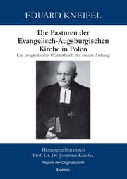 Cover von Die Pastoren der Evangelisch-Augsburgischen Kirche in Polen