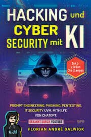 Cover von Hacking und Cyber Security mit KI