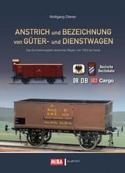 Cover von Anstrich und Bezeichnung von Güter- und Dienstwagen