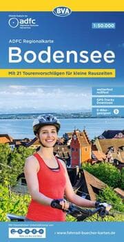 Cover von BVA ADFC Regionalkarte Bodensee 1:50.000