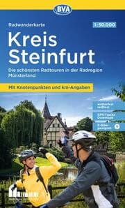 Cover von BVA Radwanderkarte Kreis Steinfurt mit Knotenpunkten 1:50.000
