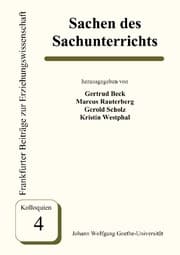Cover von Sachen des Sachunterrichts