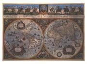 Cover von Blaeu's World Map von 1665 (Digitaldruck)