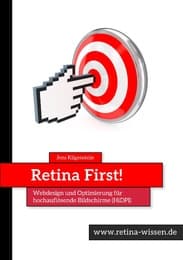 Cover von Retina First! Webdesign und Optimierung für hochauflösende Bildschirme (HiDPI)