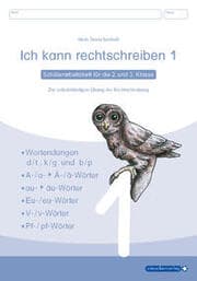 Cover von Ich kann rechtschreiben 1 - Schülerarbeitsheft für die 2. und 3. Klasse - neues Design