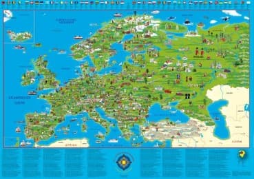 Cover von Kinder Europakarte