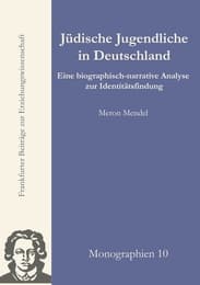 Cover von Zur Identität jüdischer Jugendlicher in der gegenwärtigen Bundesrepublik Deutschland