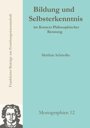 Cover von Bildung und Selbsterkenntnis im Kontext Philosophischer Beratung