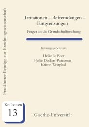 Cover von Irritationen - Befremdungen - Entgrenzungen