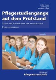 Cover von Pflegestudiengänge auf dem Prüfstand