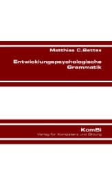 Cover von Entwicklungspsychologische Grammatik