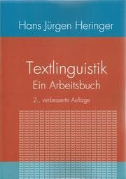 Cover von Textlinguistik