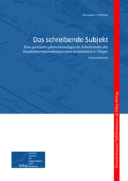 Cover von Das schreibende Subjekt
