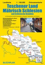 Cover von Landkarte Teschener Land/Mährisch Schlesien