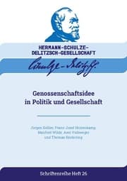 Cover von Genossenschaftsidee in Politik und Gesellschaft