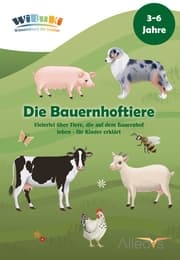 Cover von 'WiBuKi' Wissensbuch für Kinder: Die Bauernhoftiere