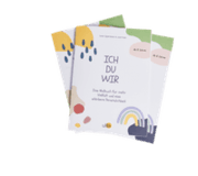 Cover von ICH, DU, WIR - Kreatives Mal- und Mitmachbuch für Kinder