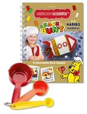 Cover von Kinderleichte Becherküche - Back Bunt mit den HARIBO Goldbären