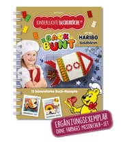 Cover von Kinderleichte Becherküche - Back Bunt mit den HARIBO Goldbären