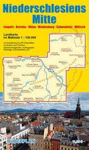 Cover von Landkarte Niederschlesiens Mitte