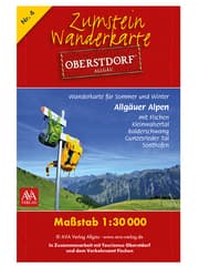 Cover von Zumstein Wanderkarte Oberstdorf/Allgäu