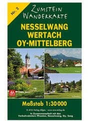 Cover von Zumstein Wanderkarte Nesselwang, Wertach, Oy-Mittelberg