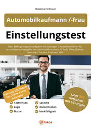 Cover von Einstellungstest Automobilkaufmann/-kauffrau