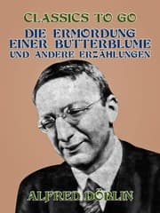 Cover von Die Ermordung einer Butterblume und andere Erzählungen