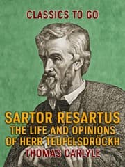 Cover von Sartor Resartus The Life and Opinions of Herr Teufelsdröckh