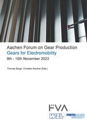 Cover von Aachen Forum on Gear Production - Gears for Electromobility. 9th - 10th November 2023
