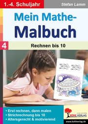 Cover von Mein Mathe-Malbuch / Band 4: Rechnen bis 10