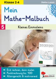 Cover von Mein Mathe-Malbuch 5: Kleines Einmaleins