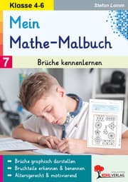 Cover von Mein Mathe-Malbuch 7: Brüche kennenlernen