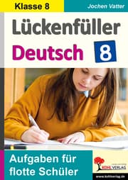 Cover von Lückenfüller Deutsch, Klasse 8
