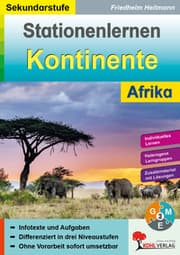 Cover von Stationenlernen Kontinente / Afrika