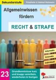 Cover von Allgemeinwissen fördern Recht und Strafe