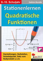Cover von Stationenlernen Quadratische Funktionen