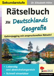 Cover von Rätselbuch zu Deutschlands Geografie