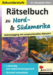 Cover von Rätselbuch zu Nord- und Südamerika