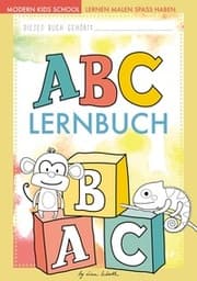 Cover von ABC lernen - Das ABC-Buch der Tiere zum Erlernen des Alphabets - Buchstaben üben und schreiben lernen für Vorschule und Grundschule
