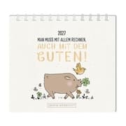 Cover von Mini-Kalender Man muss mit allem rechnen 2027