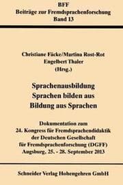 Cover von Sprachenausbildung - Sprachen bilden aus - Bildung aus Sprachen