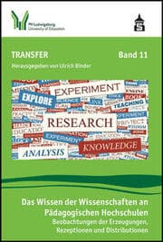 Cover von Das Wissen der Wissenschaften an Pädagogischen Hochschulen