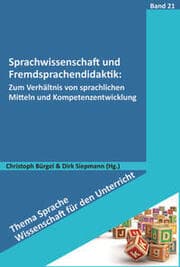 Cover von Sprachwissenschaft und Fremdsprachendidaktik