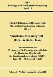 Cover von Sprachen lernen integriert - global, regional, lokal