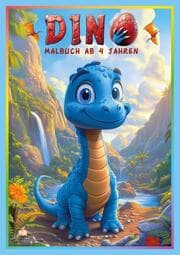 Cover von Dino Malbuch ab 4 Jahren