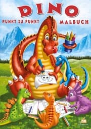 Cover von Punkt-zu-Punkt Dino-Malbuch