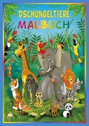 Cover von Dschungeltiere Malbuch