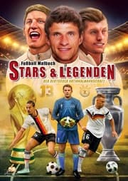 Cover von Fußball-Malbuch STARS & LEGENDEN der deutschen Nationalmannschaft ab 6 Jahren mit 50 Motiven zum Ausmalen - ohne Spielersteckbrief