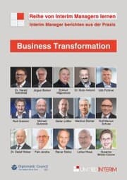 Cover von Business Transformation: Interim Manager berichten aus der Praxis